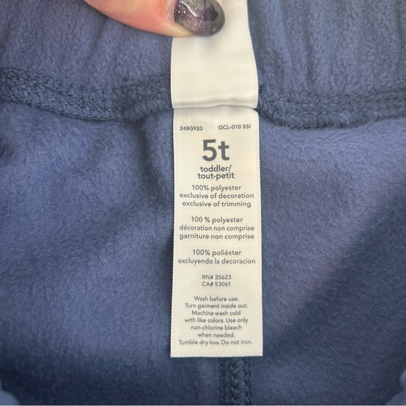 NWT Carter’s Toddler Boys Microfleece Basic Straight Leg Pull On Pants Size 5T - Picture 6 of 8
